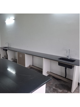 CHEMISTRY LABORATORY WALL BENCH